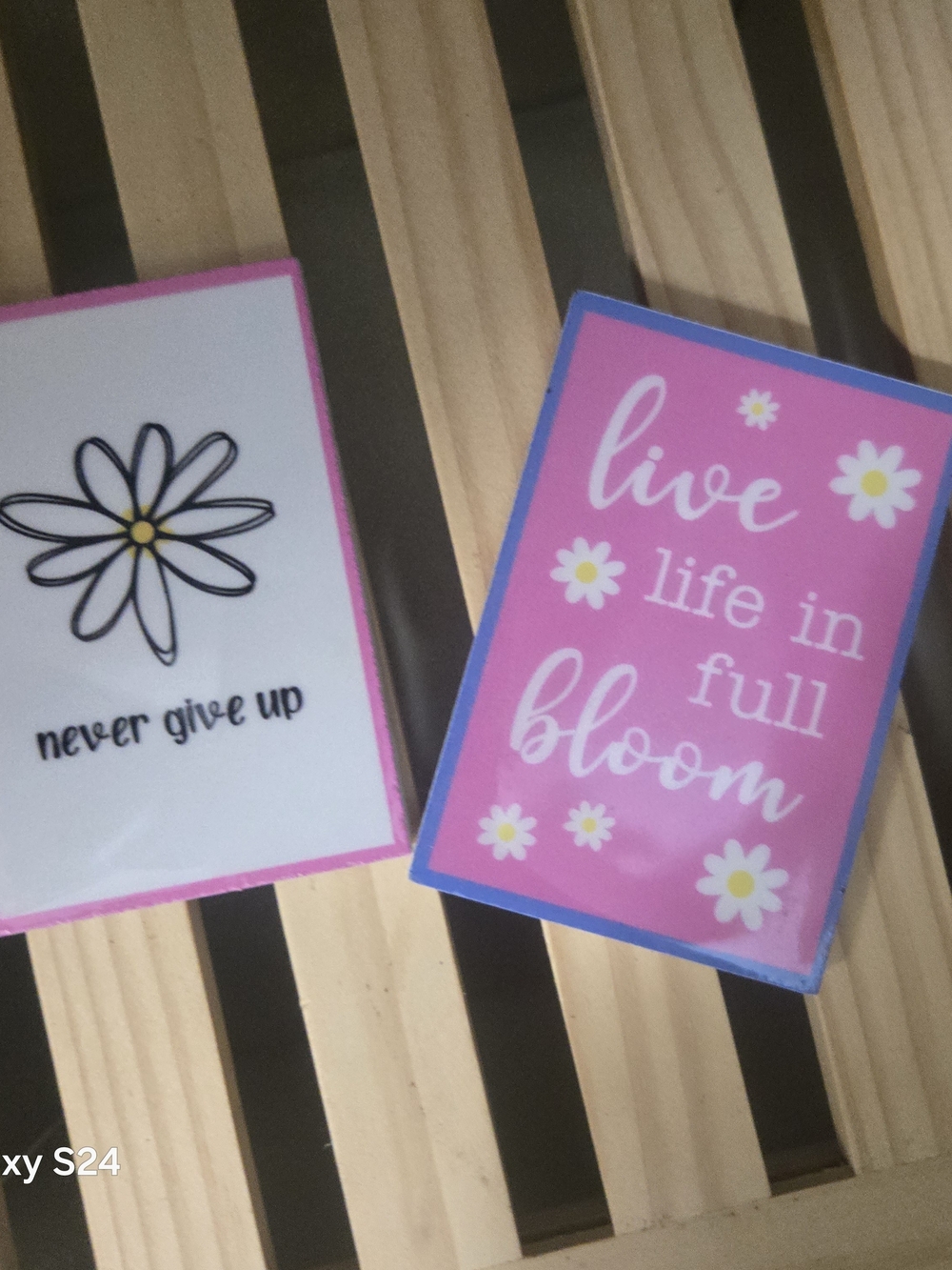 Source Unknown Pink Floral Inspirational Kitchen Magnets